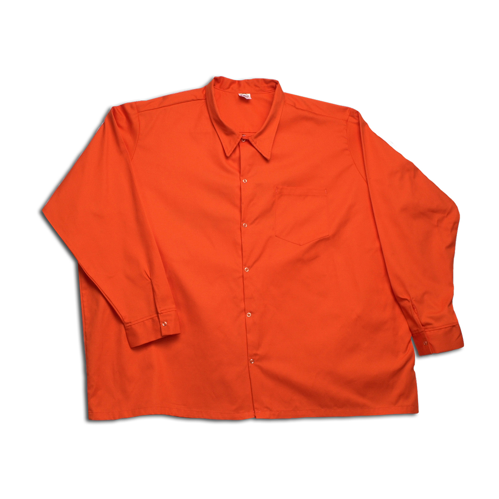 Orange Twill Shirt - Long Sleeve - CDCR - Men