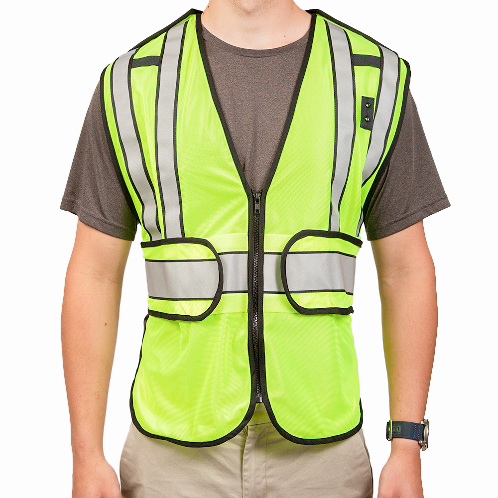 ANSI/ISEA 207-2006 Class 2 MESH 4-Point Break Away Vest