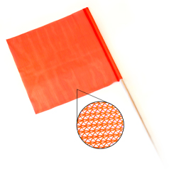 Orange Vinyl Safety Flag 24