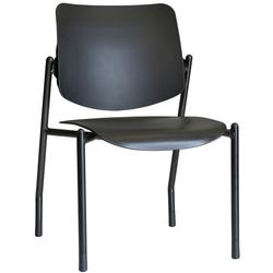 Delta Poly Chair Black Frame Without Arms