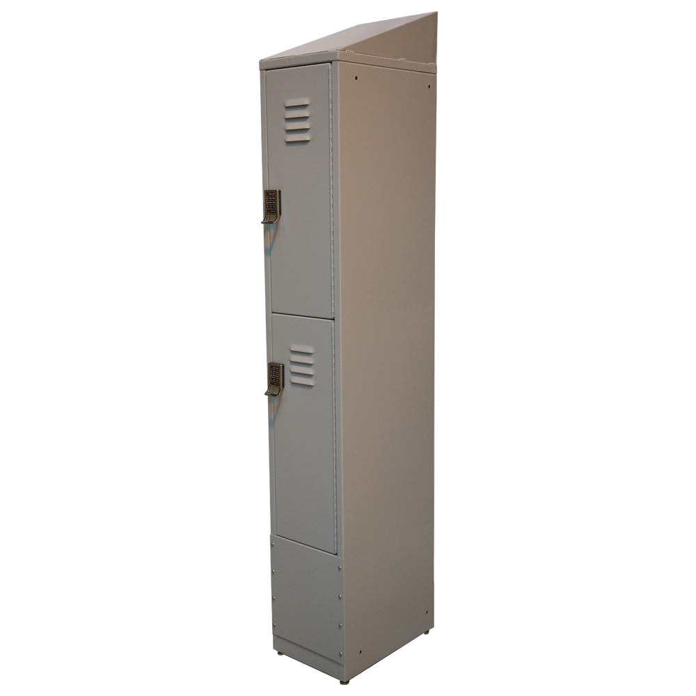 2 Tier Locker With Slope Top