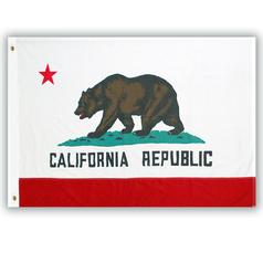 California Bear Flag - Nylon 2' x 3'